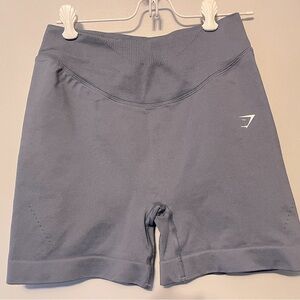 Grey blue gym shark bicycle shorts